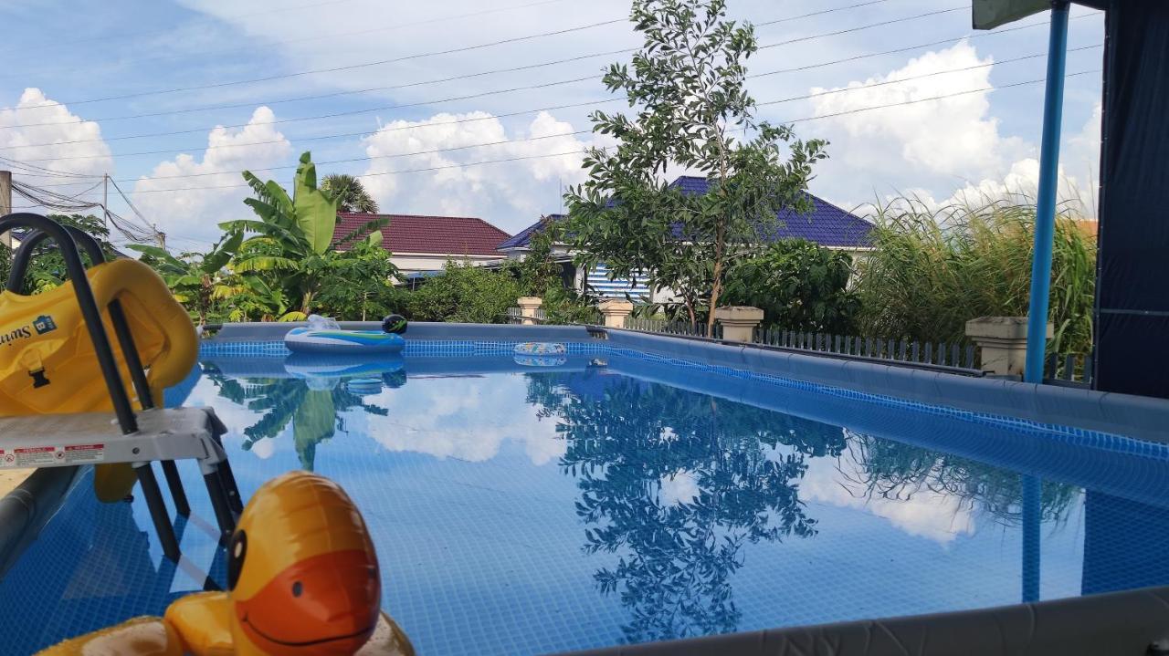 Monica Guesthouse Kampot Bagian luar foto