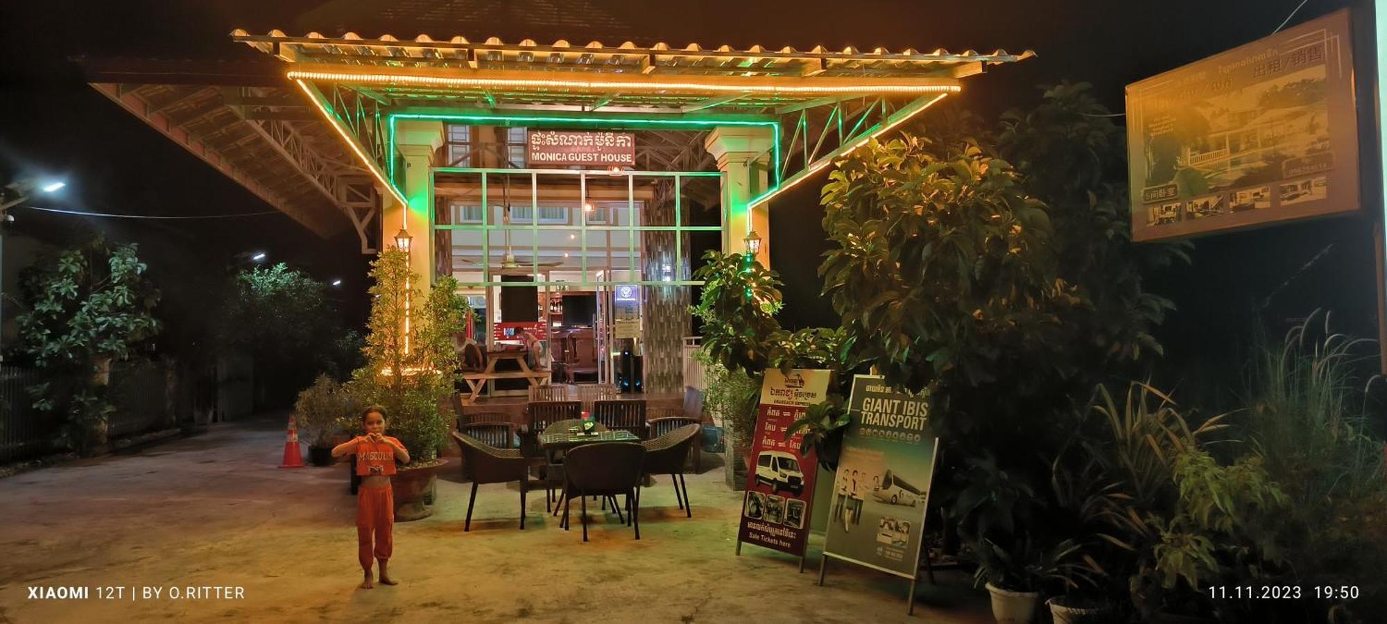 Monica Guesthouse Kampot Bagian luar foto